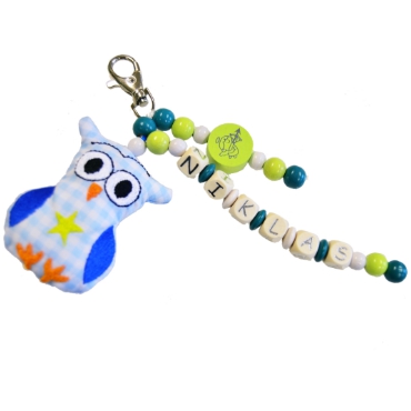 Schlüsselanhänger mit Knistereule