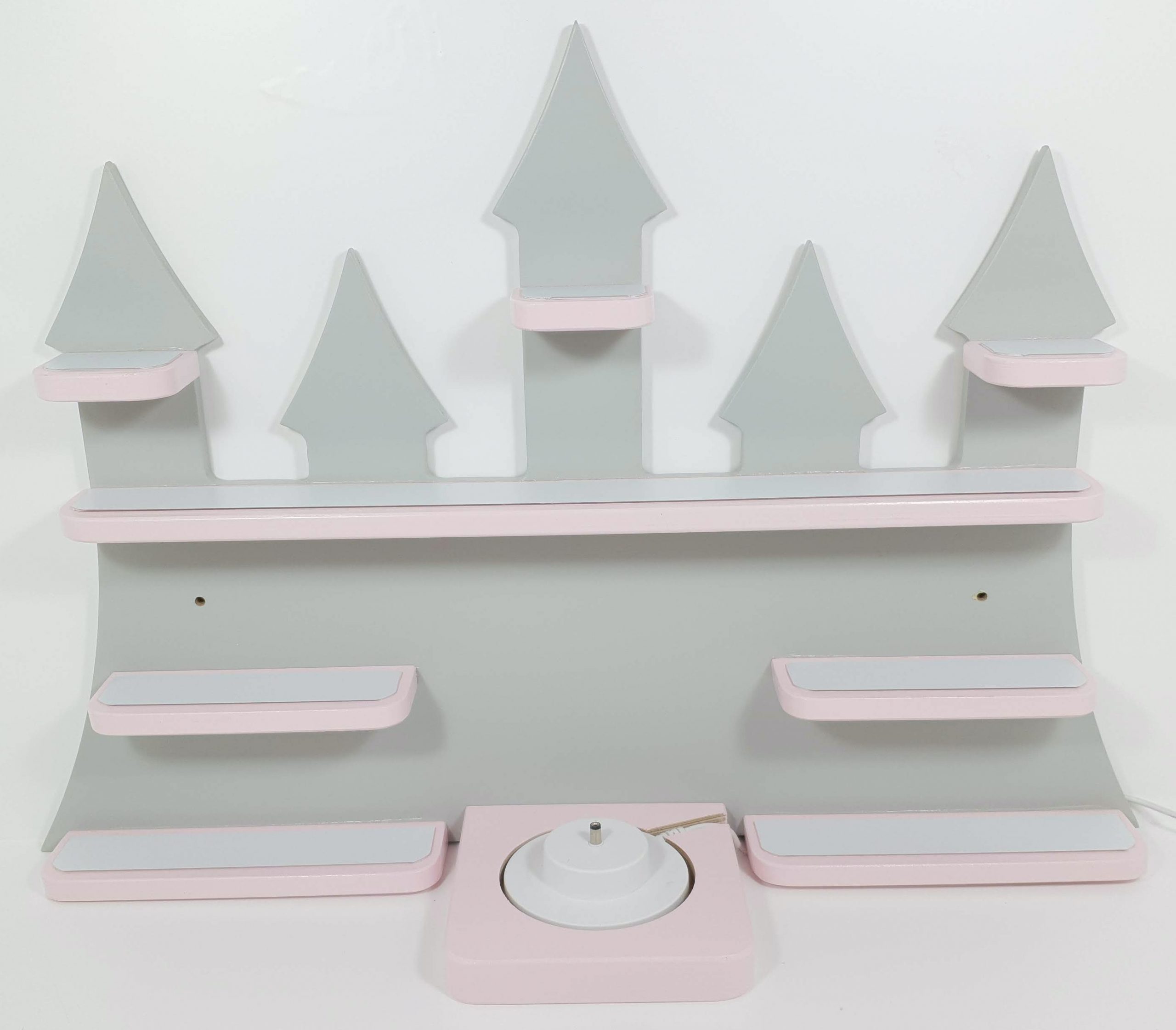 Tonie Board, Schloß in grau mit Regalfarbe nach Wahl – Bild 4