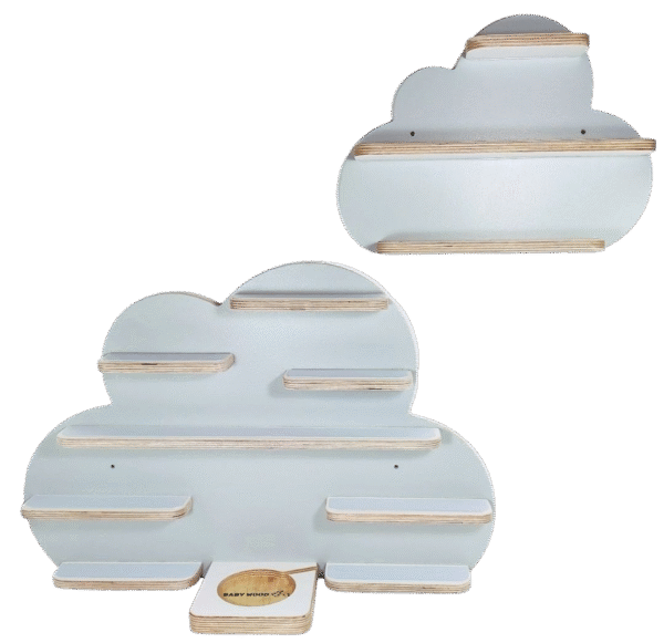Regal ideal für die Tonie Figuren Wolkenset grau – Bild 2