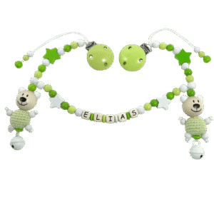 Kinderwagenkette *Elias* mit Häkelteddys