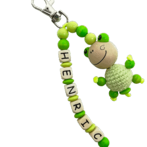 Schlüsselanhänger mit Häkelfrosch *Henric*