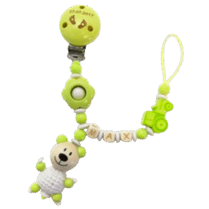 Schnullerkette mit Wunschgravur *Max*
